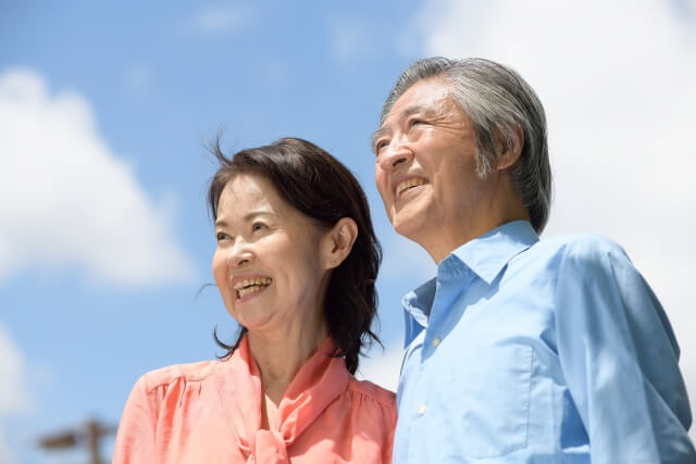健康なシニア夫婦